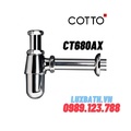 Xi phông thoát lavabo chậu rửa mặt COTTO CT680AX(HM)