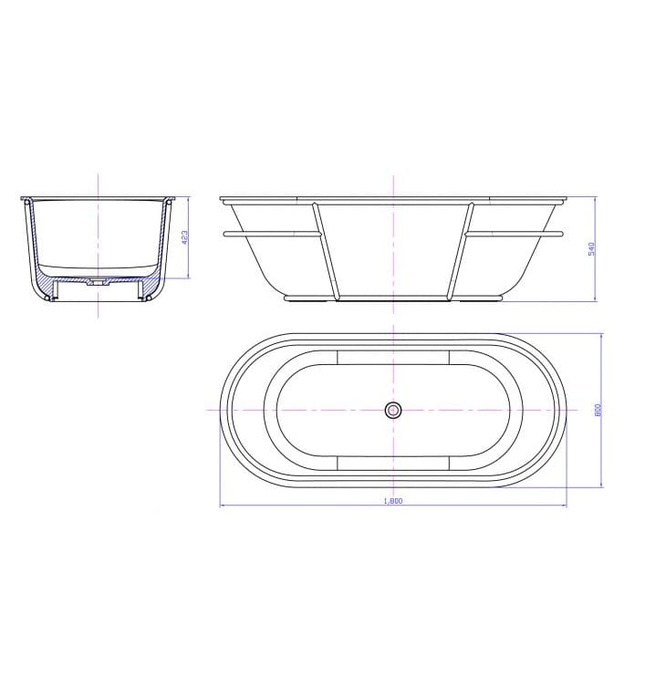 Bồn tắm Euroking EU-65158