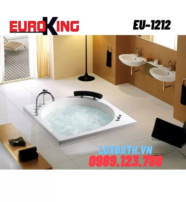 Bồn Tắm Massage Âm Sàn Euroking EU-1212 1.2m