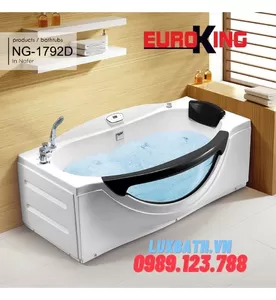 Bồn Tắm Massage Áp Tường Euroking EU-1792D 1.7m