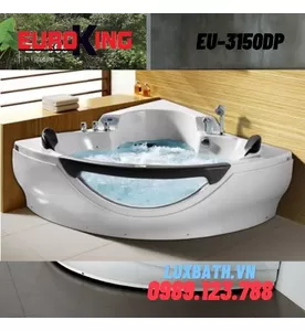 Bồn Tắm Góc Massage Ngọc Trai Euroking EU-3150DP 1.5m