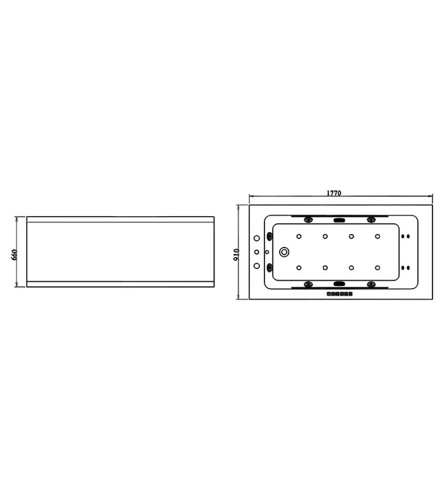 Bồn tắm MASSAGE NOFER NG–7175DG