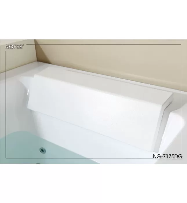 Bồn Tắm Massage Áp Tường Nofer NG-7175DG 1.77m