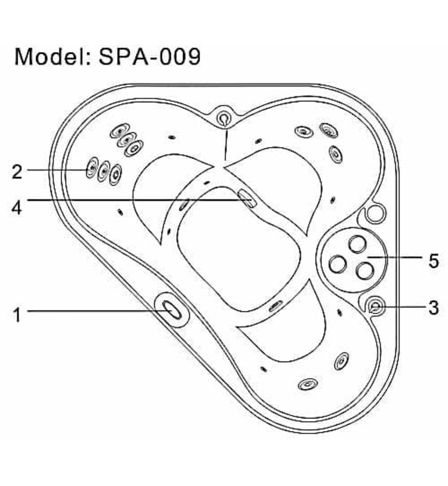 Bồn tắm MASSAGE NOFER SPA-009
