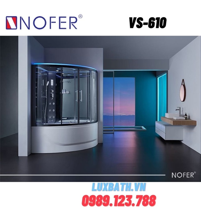 Phòng xông hơi ướt Nofer NO-610 1,4m