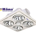 Đèn sưởi 4 bóng âm trần Hans-H4B 