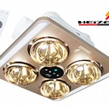 Đèn sưởi 4 bóng âm trần có điều khiển Heizen HE9