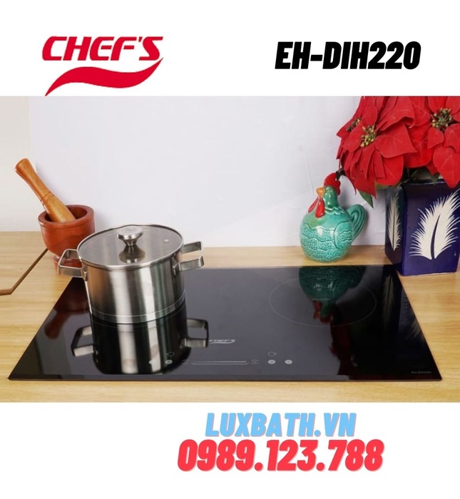 Bếp từ đôi Chefs EH-DIH220