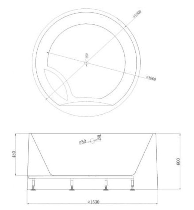Bồn tắm Euroking EU-3888 