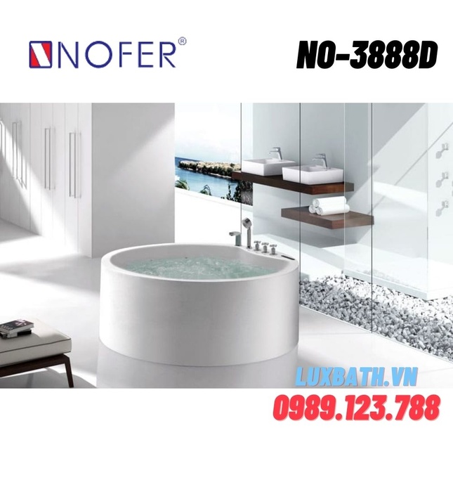 Bồn tắm MASSAGE Nofer NO–3888D