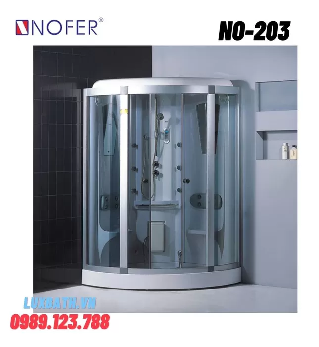 Phòng xông hơi ướt Nofer NO-203 1,25m