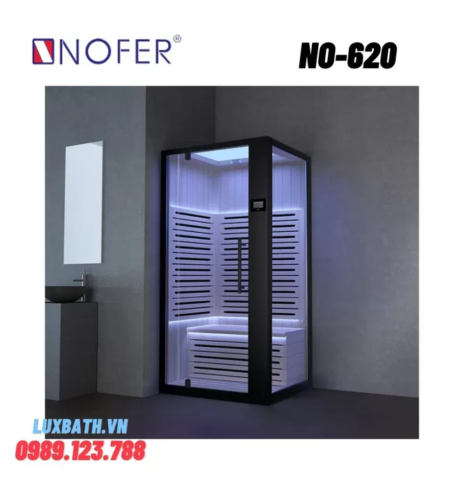 Phòng xông hơi ướt Nofer NO-620 1,05m