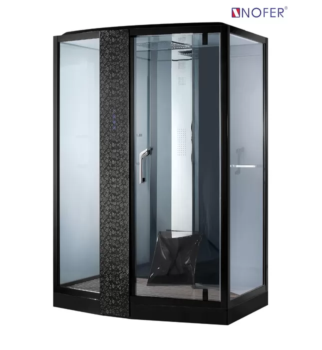 Phòng xông hơi ướt Nofer NO-89102S Black 1,5m