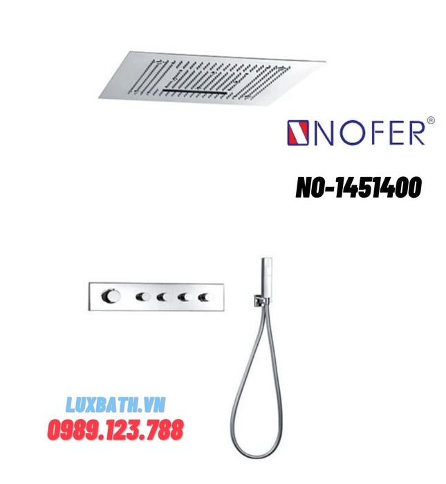  Sen tắm âm tường Nofer NO-1451400 
