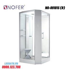Phòng xông hơi ướt Nofer NO-89101S (R) White 1,0m