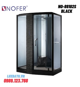Phòng xông hơi ướt Nofer NO-89102S Black 1,5m