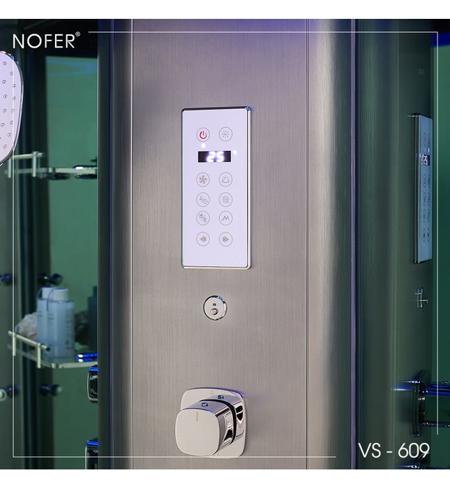 Phòng xông hơi ướt Nofer NO-110 1,38m