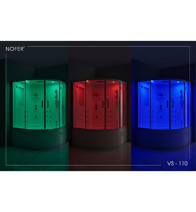 Phòng xông hơi ướt Nofer NO-110 1,38m