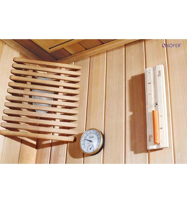 Phòng xông hơi khô ướt Nofer NO-89103S Black 1,8m