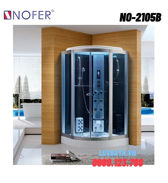 Phòng xông hơi ướt Nofer NO-2105B 1,05m