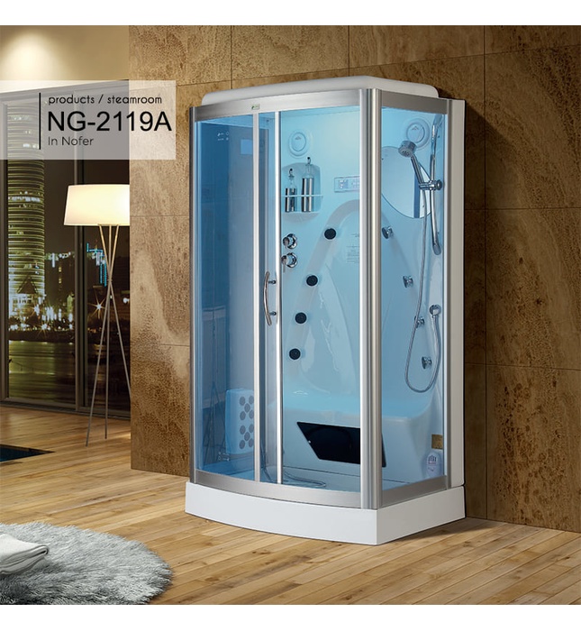 Phòng xông hơi ướt Nofer NO-2119A 1,1m