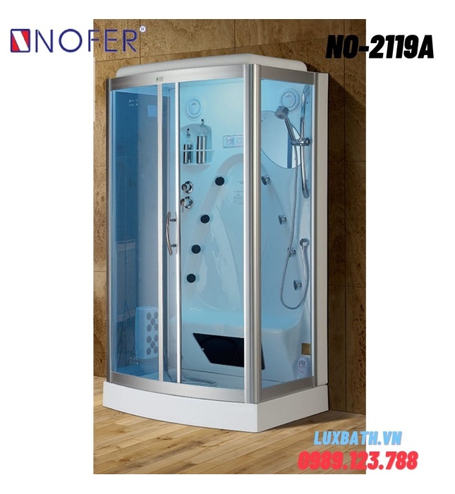 Phòng xông hơi ướt Nofer NO-2119A 1,1m