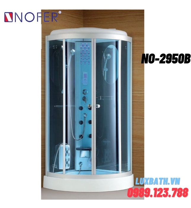 Phòng xông hơi ướt Nofer NO-2950B 0,95m