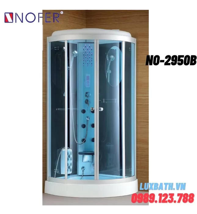 Phòng xông hơi ướt Nofer NO-2950B 0,95m