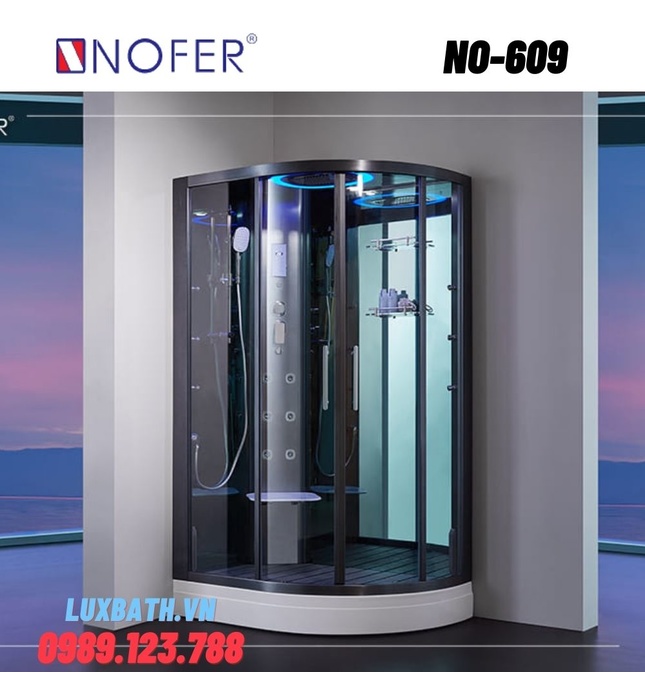 Phòng xông hơi ướt Nofer NO-609 1,2m