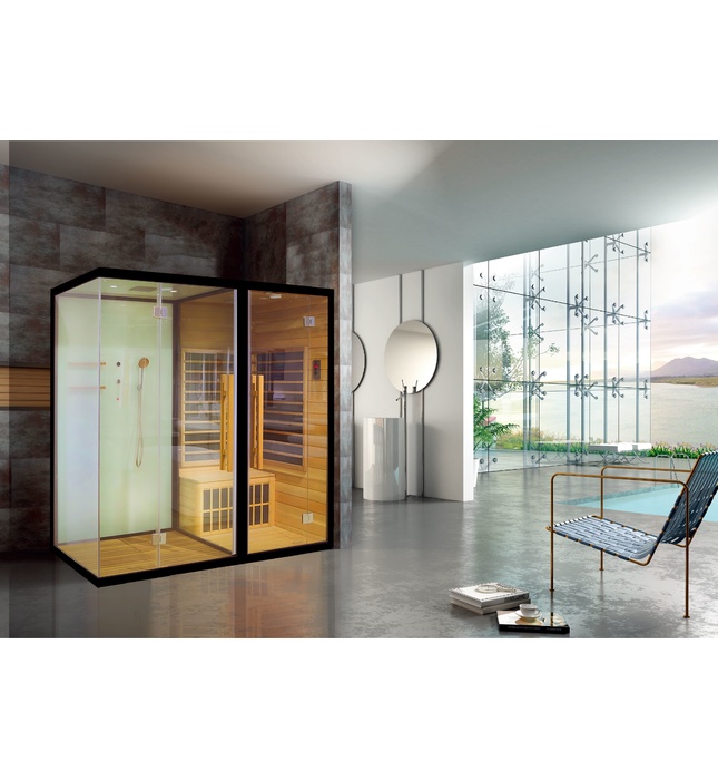 Phòng xông hơi khô ướt Nofer NO-801 2,2m