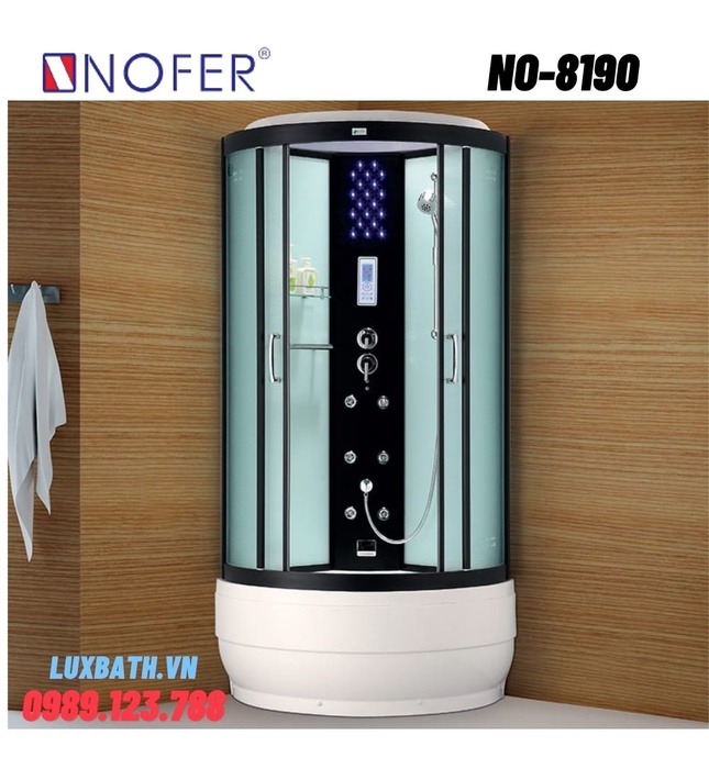 Phòng xông hơi ướt Nofer NO-8190 0,98m