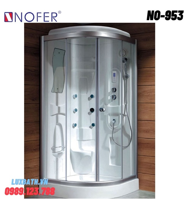 Phòng xông hơi ướt Nofer NO-953 0,95m