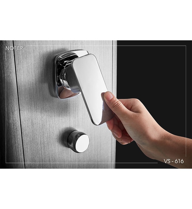 Phòng xông hơi ướt Nofer NO-616 1,2m