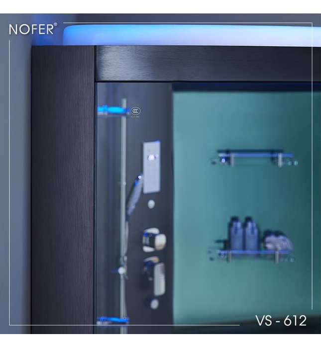 Phòng xông hơi ướt Nofer NO-612 1,5m
