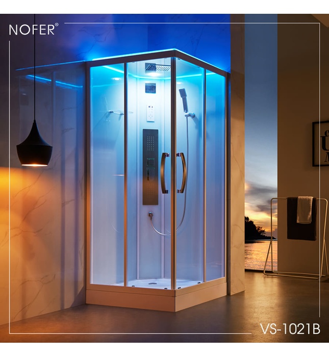 Phòng xông hơi ướt Nofer NO-1021B 0,9m