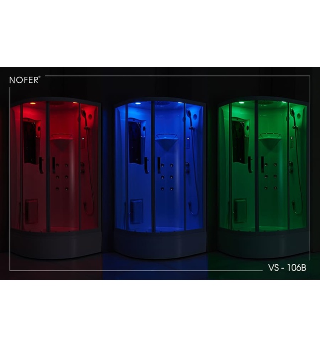 Phòng xông hơi ướt Nofer NO-106B 0,95m