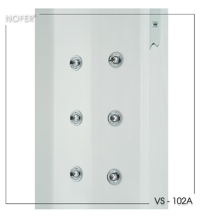 Phòng xông hơi ướt Nofer NO-102A 1,2m