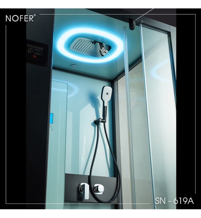 Phòng xông hơi ướt Nofer NO-619A 1,95m