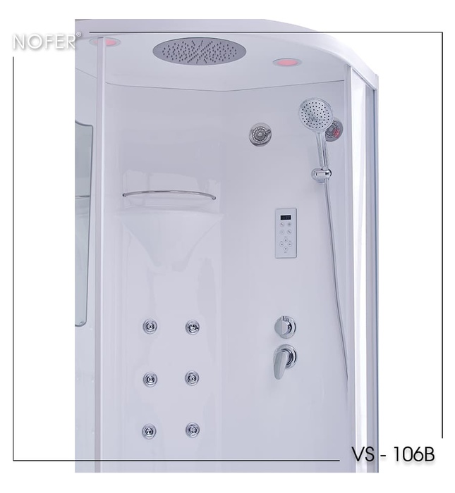 Phòng xông hơi ướt Nofer NO-106B 0,95m