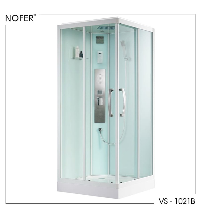 Phòng xông hơi ướt Nofer NO-1021B 0,9m