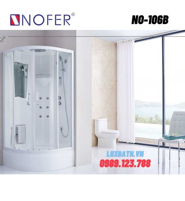 Phòng xông hơi ướt Nofer NO-106B 0,95m