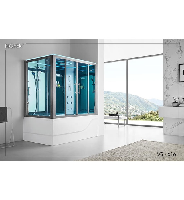 Phòng xông hơi ướt Nofer NO-616 1,2m