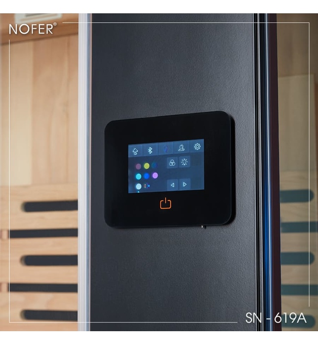 Phòng xông hơi ướt Nofer NO-619A 1,95m