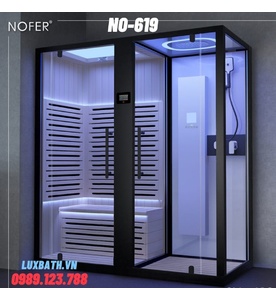 Phòng xông hơi ướt Nofer NO-619 1,95m