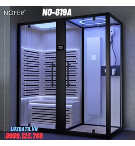 Phòng xông hơi ướt Nofer NO-619A 1,95m