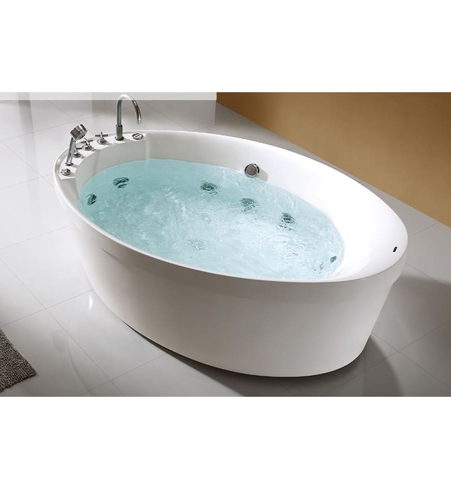 Bồn tắm MASSAGE ngọc trai hình ovan Euroking EG–1710DP 