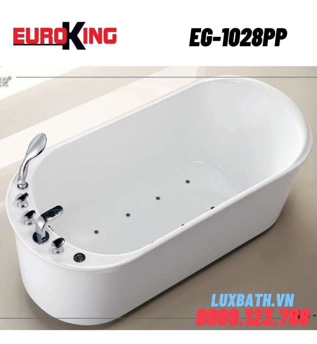 Bồn tắm nằm lập thể Euroking EG-1028PP 1,64m