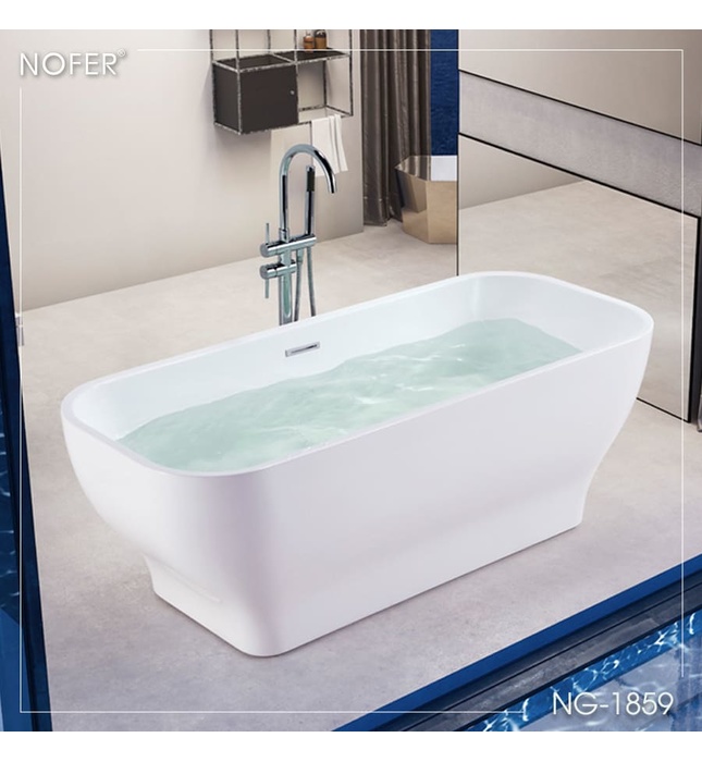 Bồn tắm nằm lập thể Euroking EG-1859 PLUS 1,75m