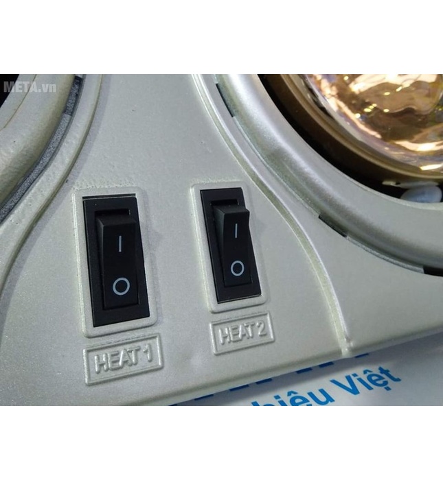 Đèn sưởi nhà tắm 2 bóng treo tường Chefman CM-612B