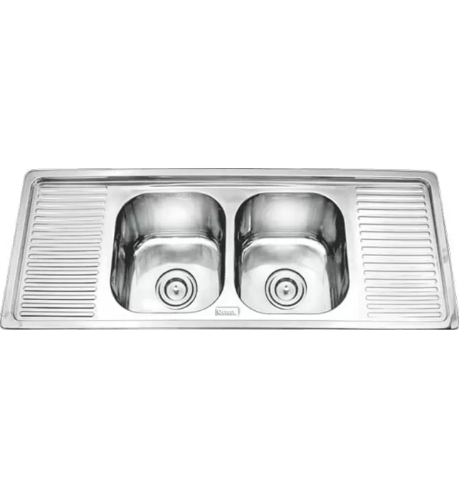 Chậu rửa bát 2 hố có bàn Inox GORLDE GD5426 (GD-5426)